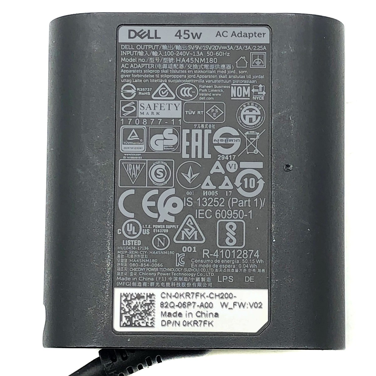 Adattatore per Laptop per Adattatore per Dell XPS L322X serie 0YTFJC JHJX0 LA45N Adattatore per Laptop per Adattatore per Dell XPS L322X serie 0YTFJC JHJX0 LA45N