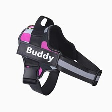 Personalized Dog Harness NO PULL Reflective Breathable Puppy Vest Padded