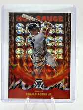RONALD ACUNA JR 2022 PANINI MOSAIC HOT SAUCE PRIZM #HS-4 JT