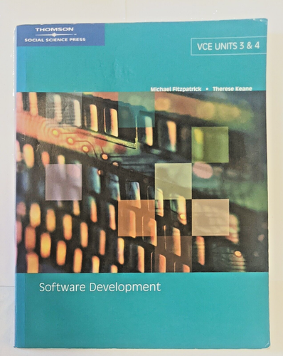 Software Development VCE Units 3 & 4 By Michael Fitzpatrick & Therese Keane - 第 1/12 張圖片