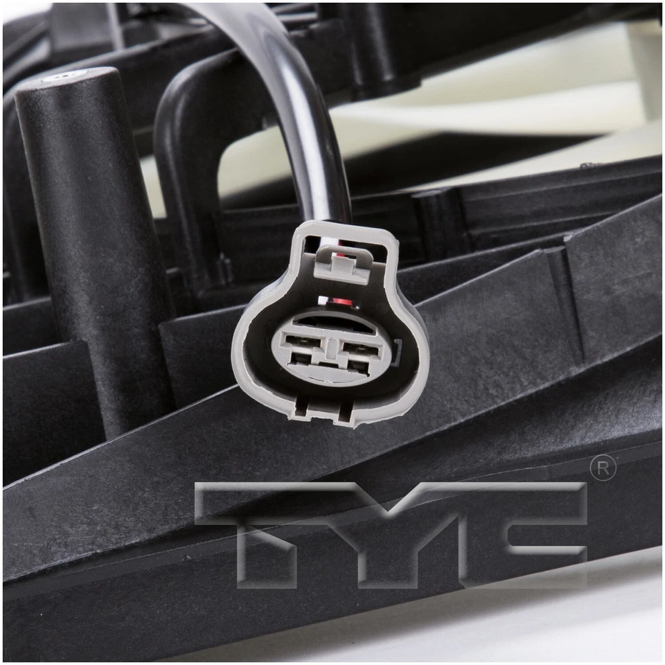 Para 2007-2012 Lexus ES350 radiador duplo e conjunto de ventilador condensador TYC 2008 2009 - Imagem 3 de 4