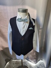 NEW Next Waistcoat and Shirt Set Party/ Bridal/ Formal Age 3-4