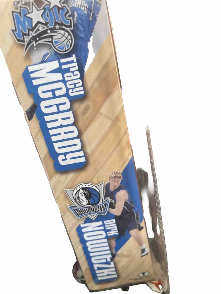 McFarlane NBA Dirk Nowitzki &Tracy McGrady Mini Basketball Figures New