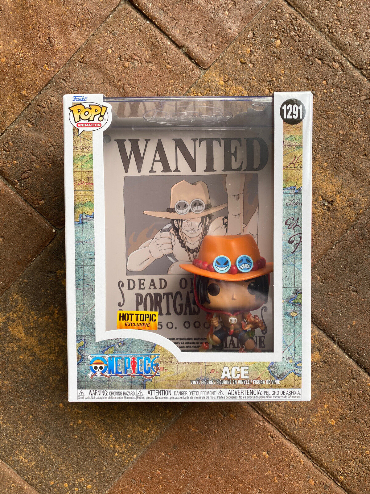 Ace #1291 Hot Topic Exclusive Funko Pop! Animation One Piece — Pop