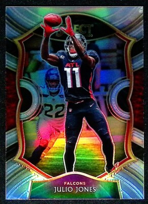 Julio Jones  - 2021 Panini Select #6 Concourse - Silver Prizm - Falcons