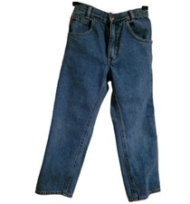 Boys Bugle Boy Blue Denim Jeans Size 6R Elastic Waist in Back