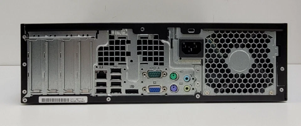 HP Compaq Small SFF PC i3 3,10GHz 256GB SSD 8GB Windows 10 Pro Computer DVD-RW . - Bild 2 von 4