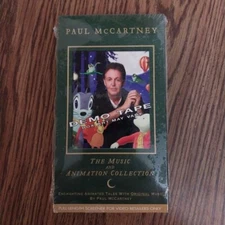 Paul McCartney Music and Animation Collection Demo Tape VHS New