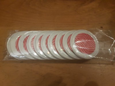 BUDWEISER LED FLASCHENLICHTPADS x10 BLINKENDES ODER KONSTANTES LICHT selbstklebend 