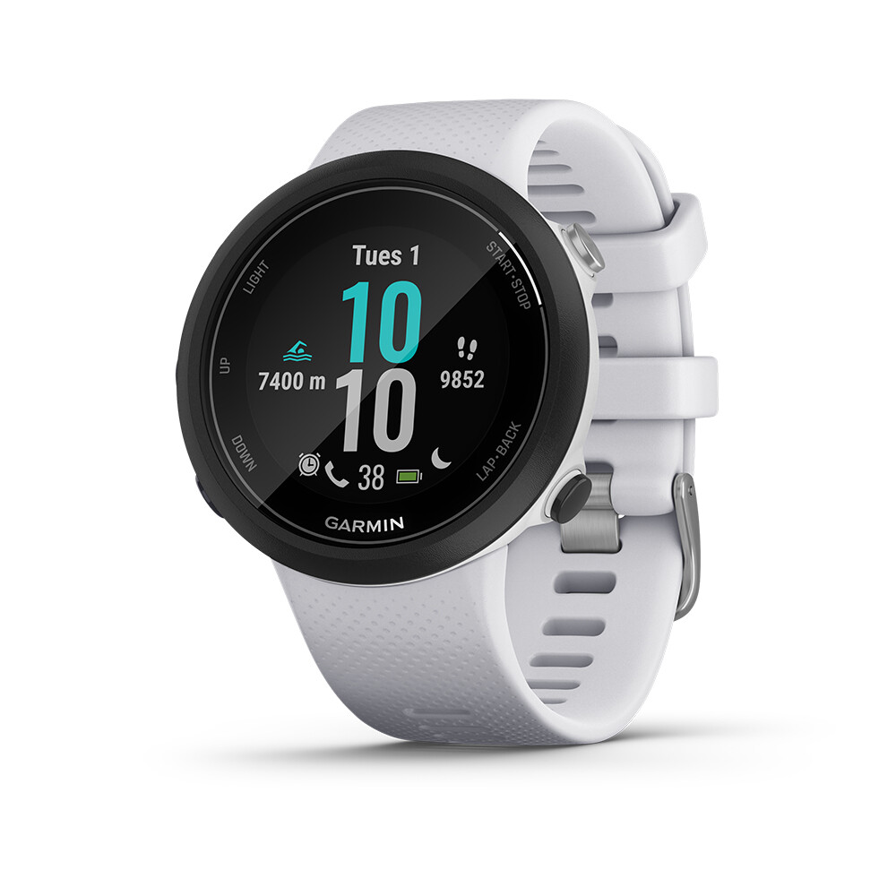 Garmin Garmin Swim Watch White Wristband: White Silicone
