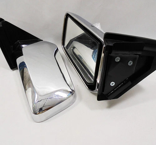 For 1978-82 Datsun 310 100A 120A 130A 140A 150A SIDE CHROME DOOR MIRRORS PAIR