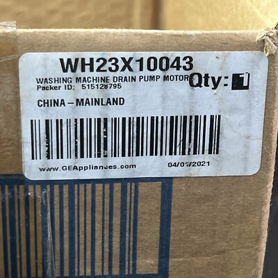 #ad #ad OEM GE General Electric Washer Washing Machine Drain Pump WH23X10043 $42.49