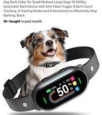 Dog Bark Collar Auto 4 Modes 8 Sensitivity Small Medium Large