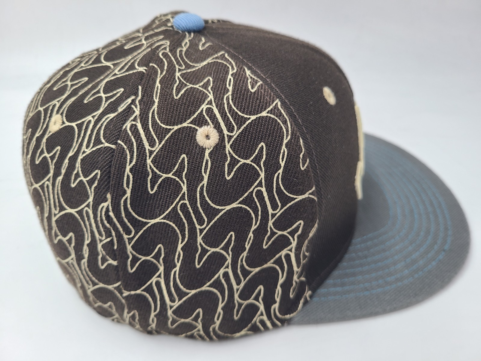 Grassroots California 420 Limited Edition Whoopzip Fitted 7 1/4 Hat Cap Brown