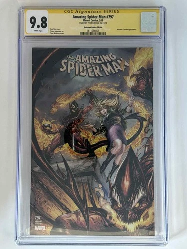 [Signed by Tyler Kirkham] Amazing Spider-Man #797 CGC 9.8 Yellow Label Exclusive
