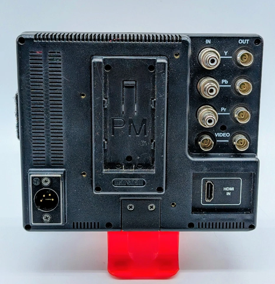 Marshall Electronics V-LCD70XP-HDMI 7" Monitor W/Batteries Power Adapter - Image 4 of 4