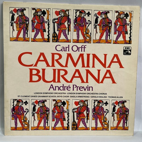 Carl Orff Carmina Burana, Andre Previn 12" Vinyl Record