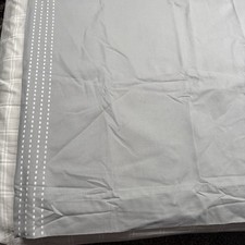 Pottery Barn Kids Blackout Thermal Curtain Gray Cotton 44x63