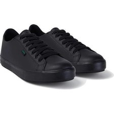 Image of Kickers Tovni Lacer Mens Leather Black Shoes Trainers Size 7-12