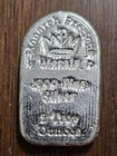 Monarch Precious Metals Hand Poured Tombstone Style 2 Oz .999 Fine Silver Bar