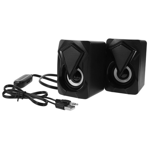 2 PCS Multimedia Desktop Speakers Laptop Loudspeaker Small Subwoofer - 第 1/12 張圖片