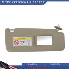1Pcs FRONT Right (LH Drive) Beige SUN VISOR Fits Toyota Lexus GX460 2010-2021