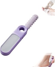 2 in 1 Toe Cleaning Brush Foot File Callus Remover for Feet in Shower