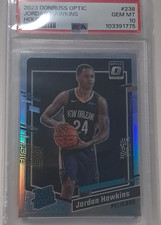 Panini 23 Donruss Optic Holo Rookie Jordan Hawkins Pelicans PSA 10!