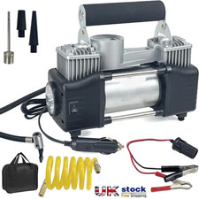 Heavy Duty 12V Electric Car Tyre Inflator 150PSI Portable Air Compressor Pump UK