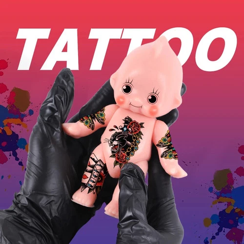 YILONG Silicone Baby Doll Tattoo Practice Skin 3D Training Model for Artists - product listing photo