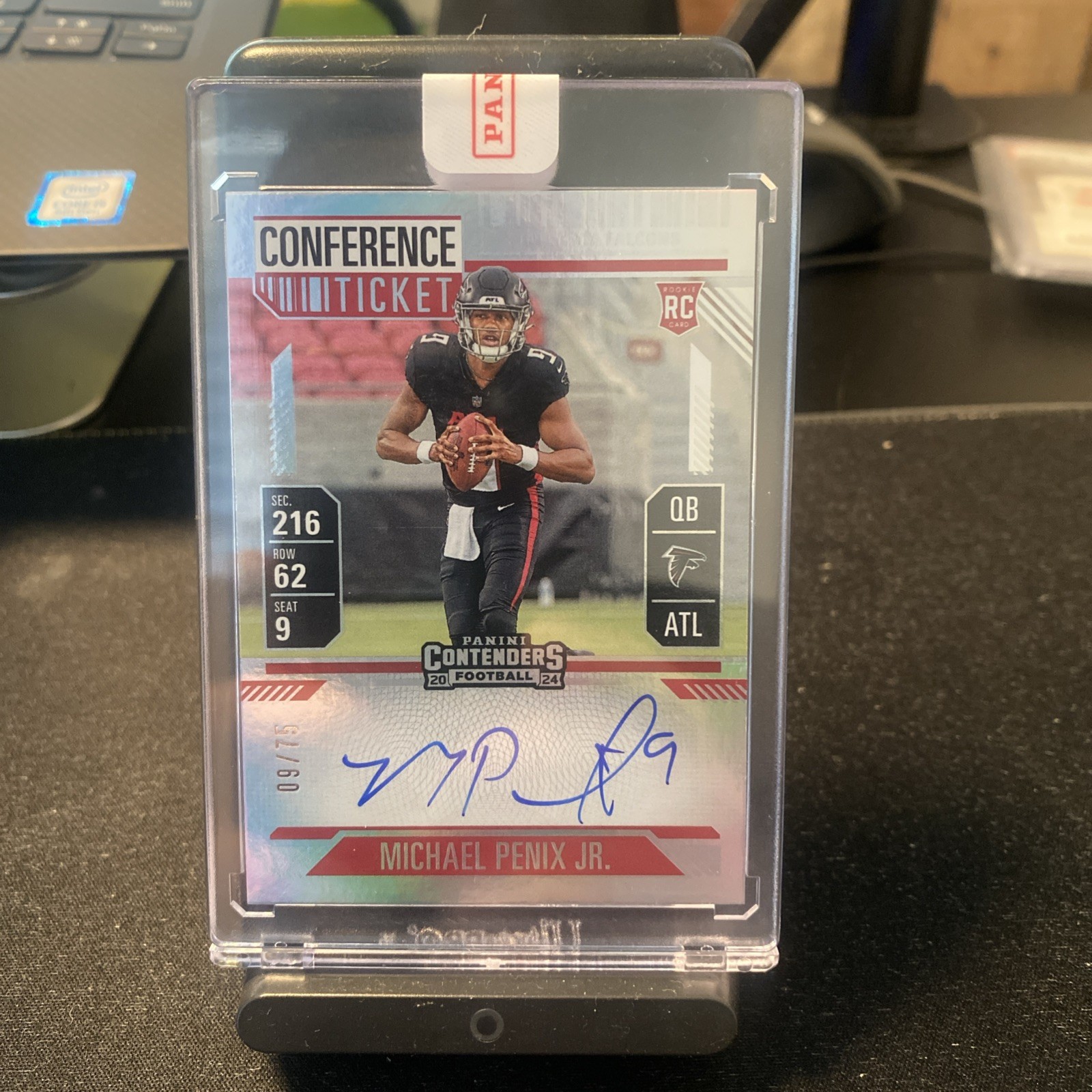 2024 Contenders Conference Ticket RPS MICHAEL PENIX JR 9/75!!! ON CARD AUTO!!!