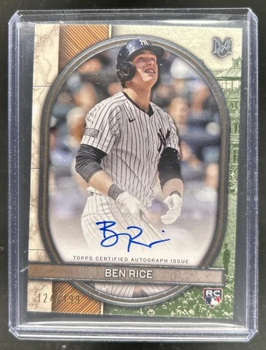 2025 Topps Museum Ben Rice Archival Auto Autograph RC Rookie #/199 Yankees