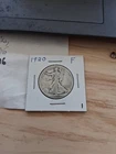 1920 Walking Liberty Half Dollar - Very Good Condition -