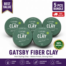 GATSBY Coiffure Argile Forte Tenue Finition Mat Formule Fibre Verte Japon