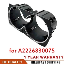 Center Console Drinks Cup Holder Black For Mercedes Benz W222 S-Class 2018-2020