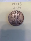1937-S Walking Liberty Half Dollar, Scarcer San Francisco Issue Nice Coin