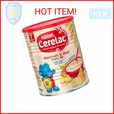 Nestle Cerelac, Mixed Fruits and Wheat with Milk, 14.1 Ounce Can