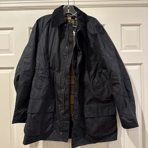 BARBOUR BRISTOL WAX JACKET MSRP$495  BLACK Size Medium - product listing photo