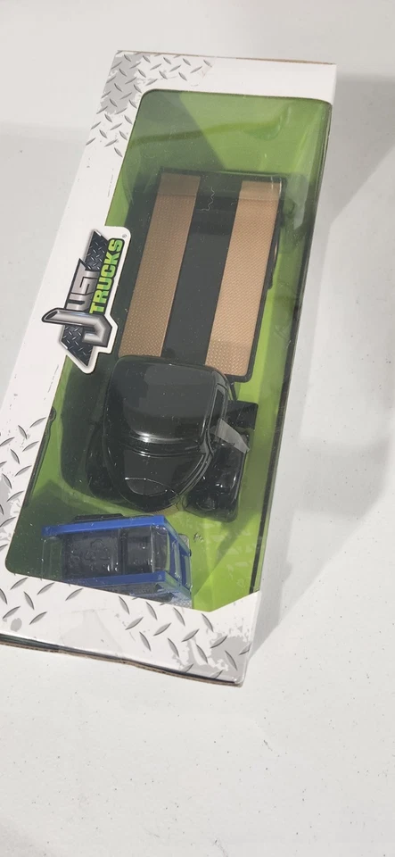 Ford COE 1947 plataforma plana con porta neumáticos nuevo en caja a escala 1/24 diecast por Jada Foto 3 de 4