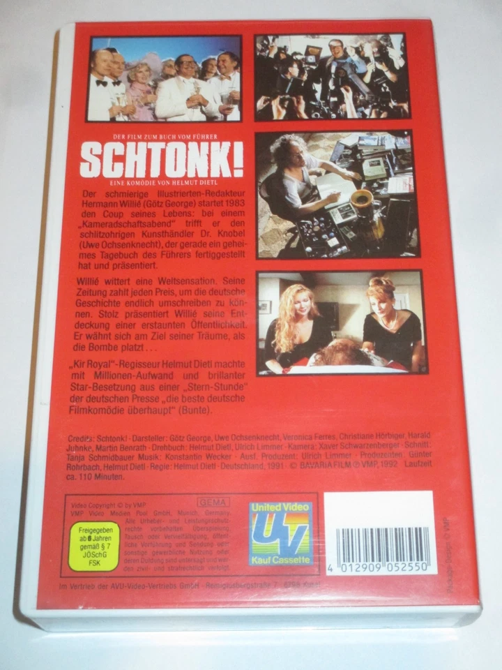 UV - VMP - Schtonk - VHS/Komödie/Götz George/Uwe Ochsenknecht - Bild 2 von 2