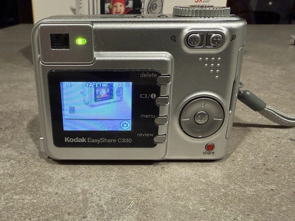 Kodak EasyShare C330 Digital Camera – 4.0 MP Tested and Working - Image 3 of 4