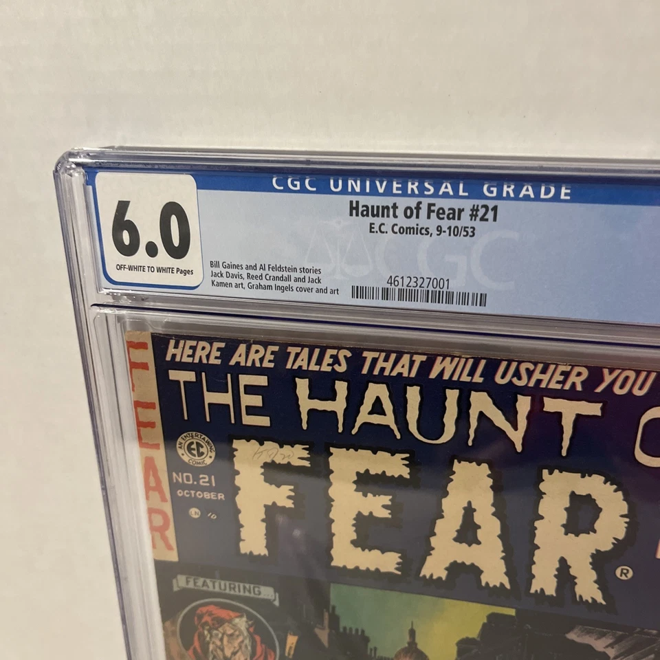 The Haunt of Fear #21 EC 1953 CGC 6 Golden Age Pre-Code Horror Off White-White - Image 2 of 4