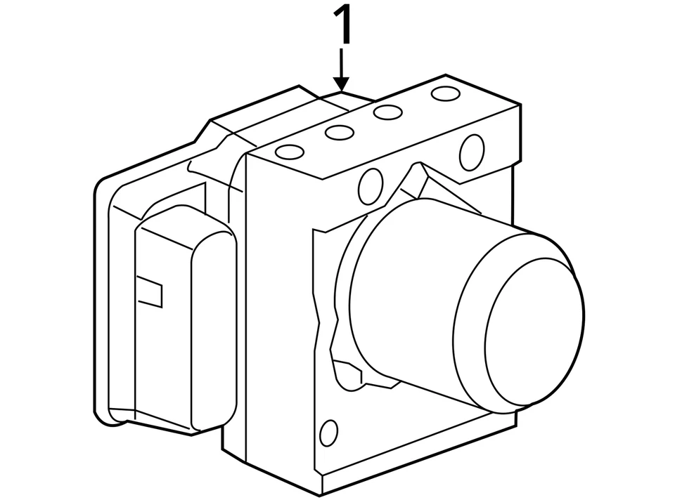 Used ABS Modulator fits: 2015 Honda Accord Modulator Assembly Sdn 2.4L AT CVT LX - Image 4 of 4