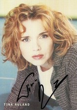 Original Autogramm Tina Ruland