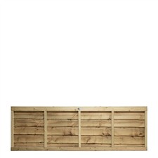 6ft x 2ft Premier Lap Garden Fence Panel Treated Capped Timber Fencing Screening