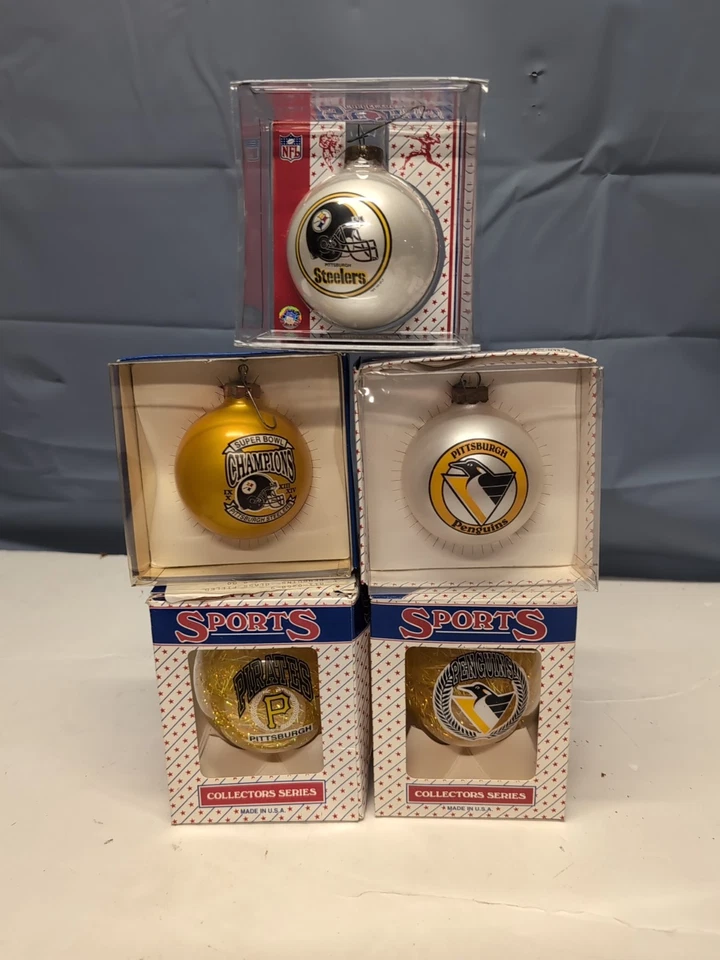 Adornos Piratas Pingüinos Pittsburgh Steelers De Colección Foto 2 de 4