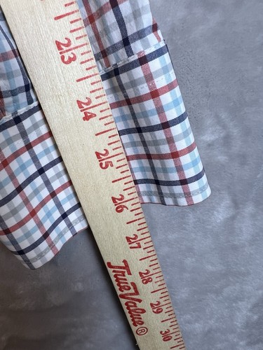 Onward Reserve Shirt Men's XL Plaid L/S Button Up Tailored Fit Performance Nylon - Picture 11 of 14