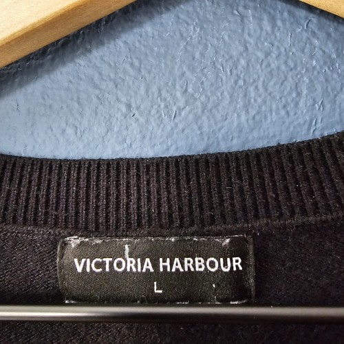 Victoria Harbour Black Silver Iridescent Sequin Sweater Women's Size Large - Picture 5 of 8