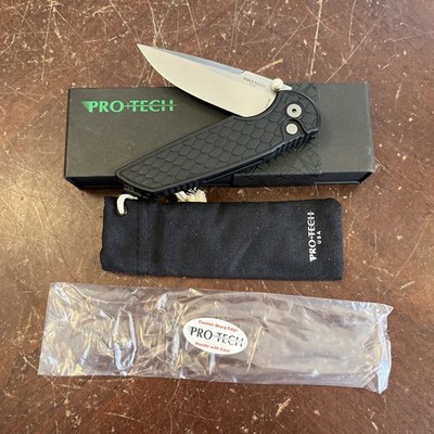 Pro-Tech Integrity TR-3 Manual Black Battleworn Reptile Handle S35VN K51