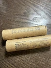 Unsearched Wheat Penny Rolls Lot Of 2 Mills Novelty Estate Auction Shotgun Ends